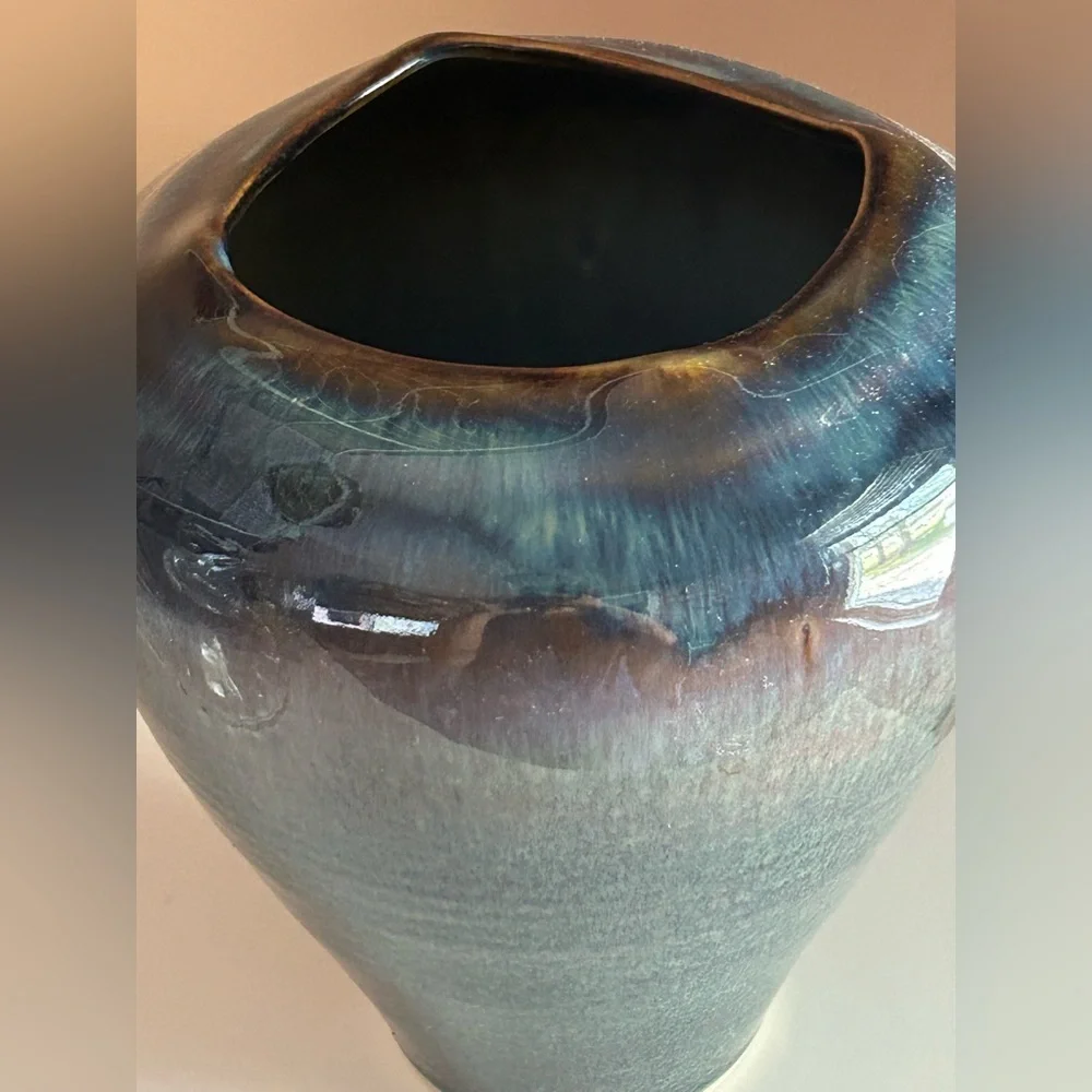 Bill Campbell Flambeaux Crystalline Glaze Studio Art Pottery 7